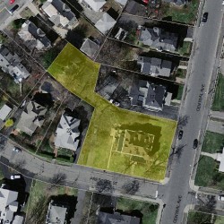 34 Prescott St, Newton MA 02460-1614 aerial view