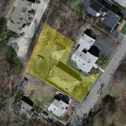63 Charles St, Newton MA 02461-1601 aerial view