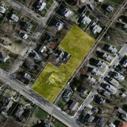 11 Washington St, Newton MA 02458-2237 aerial view