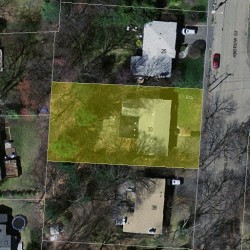 33 Andrew St, Newton MA 02461-2101 aerial view