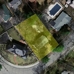 39 Agawam Rd, Newton MA 02468-1302 aerial view