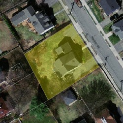 76 Prairie Ave, Newton MA  02466-1615 aerial view