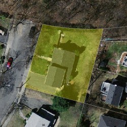 100 Bemis St, Newton MA 02460-1156 aerial view