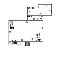 14 Clyde St, Newton MA 02460-2209 floor plan