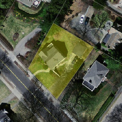 315 Woodward St, Newton MA  02468-2021 aerial view