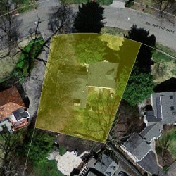 67 Colbert Rd, Newton MA  02465-2906 aerial view