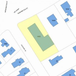 1450 Washington St, Newton MA 02465-2019 plot plan