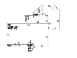 15 Marcellus Dr, Newton MA 02459-2934 floor plan