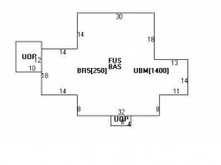 46 Woodcliff Rd, Newton MA 02461-1825 floor plan