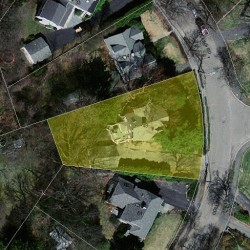 49 Collins Rd, Newton MA  02468-2202 aerial view