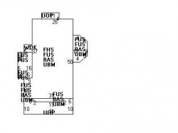 5 Copley St, Newton MA  02458-2204 floor plan