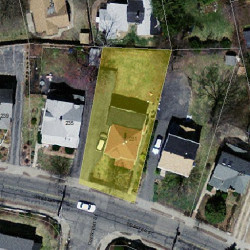 231 Webster St, Newton MA  02465-1851 aerial view