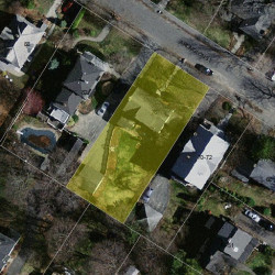 76 Arlington St, Newton MA  02458-2440 aerial view