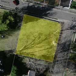 132 Sargent St, Newton MA 02458-2345 aerial view