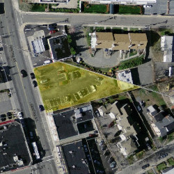 264 Centre St, Newton MA  02458-1618 aerial view