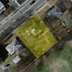 558 California St, Newton MA 02460-1243 aerial view