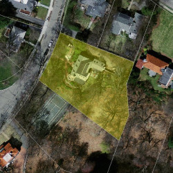 60 Carlton Rd, Newton MA 02468-1914 aerial view