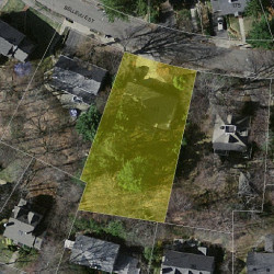 184 Bellevue St, Newton MA 02458-1813 aerial view