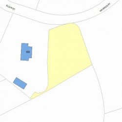 190 Elgin St, Newton MA 02459-2302 plot plan