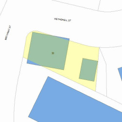 38 Mechanic St, Newton MA 02464-1436 plot plan