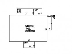 38 Woodward St, Newton MA 02461-1512 floor plan