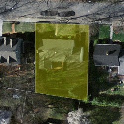 36 Parker Ave, Newton MA  02459-2662 aerial view