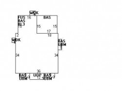 122 Lincoln St, Newton MA 02461-1528 floor plan