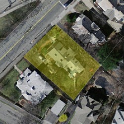 20 Lowell Ave, Newton MA 02460-1612 aerial view