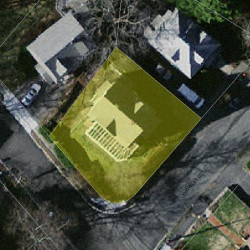 37 Knowles St, Newton MA 02459-2205 aerial view