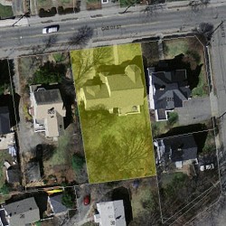 322 Cabot St, Newton MA  02460-2254 aerial view
