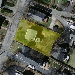 38 Cummings Rd, Newton MA  02459-1753 aerial view