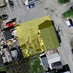 11 Harvey Pl, Newton MA 02465-2020 aerial view