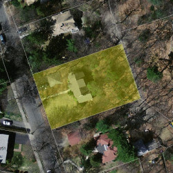 146 Beaumont Ave, Newton MA  02460-2330 aerial view