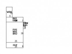 50 Aberdeen St, Newton MA  02461-1802 floor plan