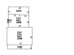 169 Cypress St, Newton MA 02459-2226 floor plan