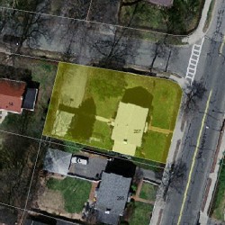 287 Waltham St, Newton MA 02465-1722 aerial view