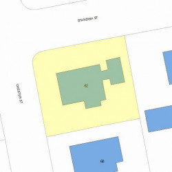 62 Chester St, Newton MA 02461-1435 plot plan