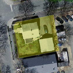 66 Linden St, Newton MA 02464-1433 aerial view