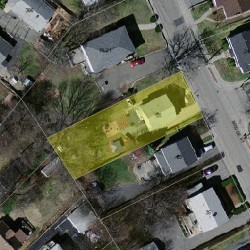 25 Bridge St, Newton MA 02458-1102 aerial view