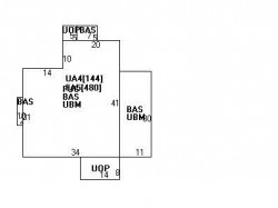 28 Waban Ave, Newton MA 02468-2144 floor plan