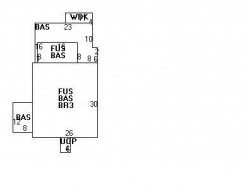298 Cherry St, Newton MA  02465-1605 floor plan