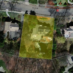 38 Ellis Rd, Newton MA 02465-2917 aerial view