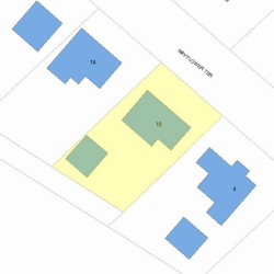 10 Mayflower Ter, Newton MA 02461-1305 plot plan