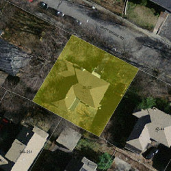 50 Whittemore Rd, Newton MA 02458-2106 aerial view