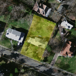 51 Fairmont Ave, Newton MA  02458-2505 aerial view