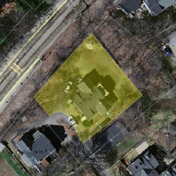 13 Floral Pl, Newton MA 02461-1247 aerial view