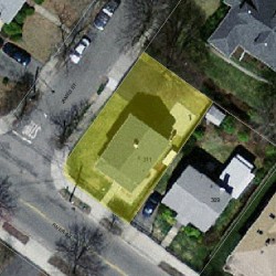 311 River St, Newton MA 02465-1437 aerial view