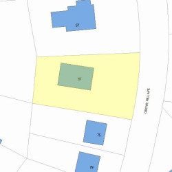 67 Grove Hill Ave, Newton MA  02460-2336 plot plan