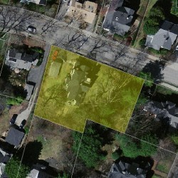 18 Moreland Ave, Newton MA  02459-2115 aerial view