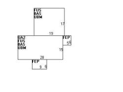 19 Quirk Ct, Newton MA  02458-1224 floor plan